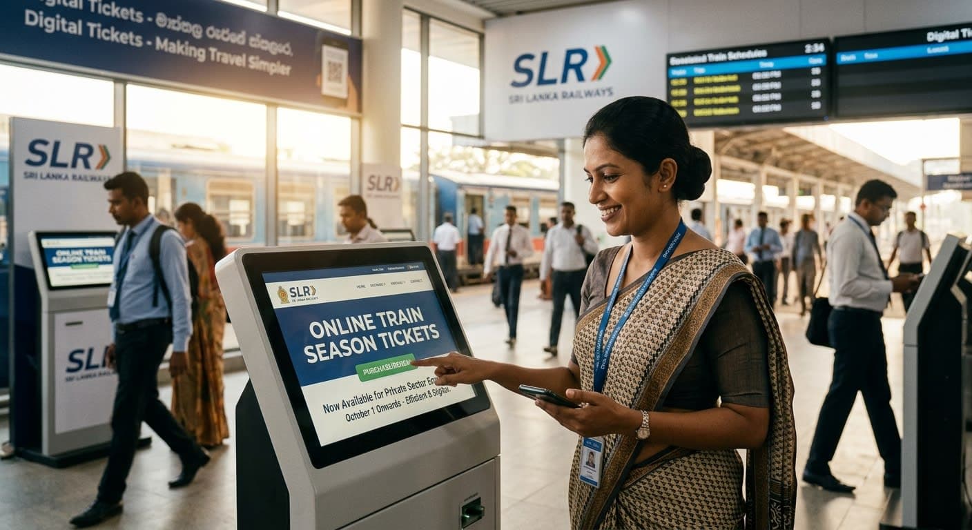 தனியார் துறைக்கும் ரயில் சீசன் டிக்கெட் ஆன்லைனில்