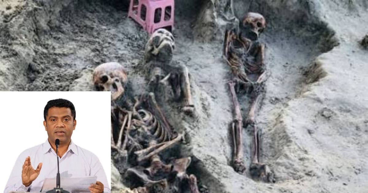 චෙම්මනි සමූහ මිනීවලෙන් අස්ථි සැකිලි 565ක්